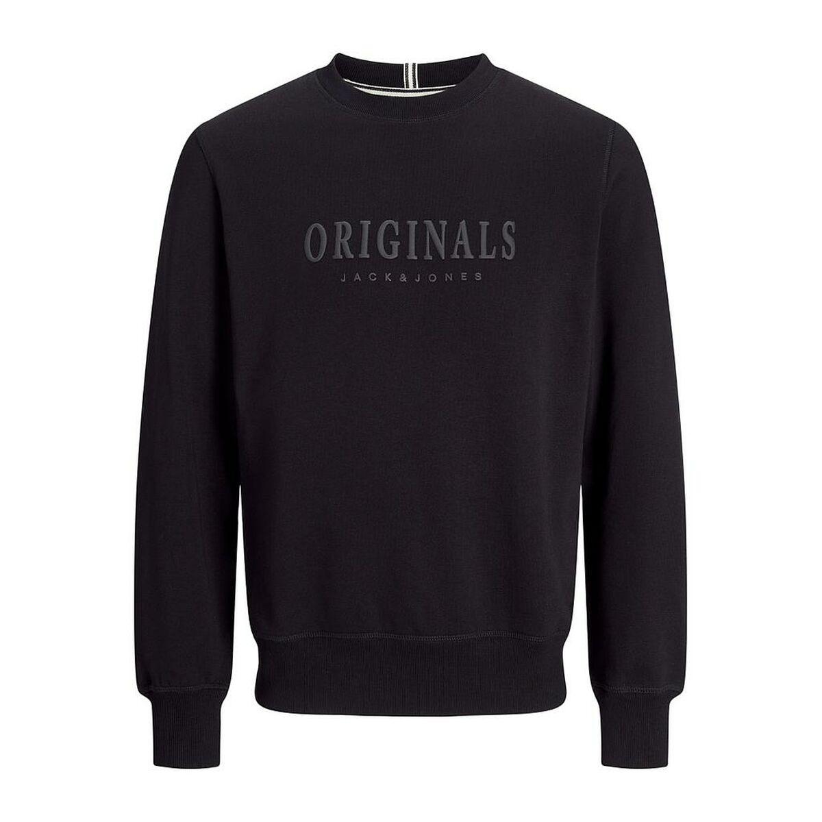 Jack & Jones JORFREDERIKSBERG sweatshirt uden hætte - Sort, L