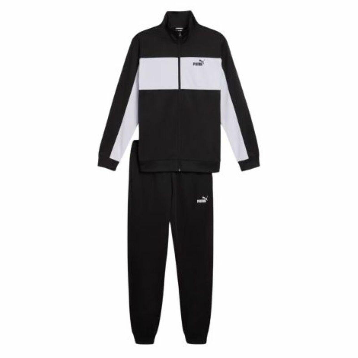 Træningsdragt til voksne Puma POLY COLORBLOCK SUIT 687304 01 Sort Mænd S