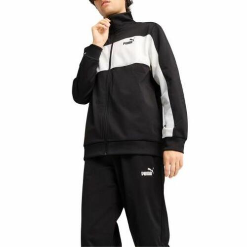 Træningsdragt til voksne Puma POLY COLORBLOCK SUIT 687304 01 Sort Mænd S
