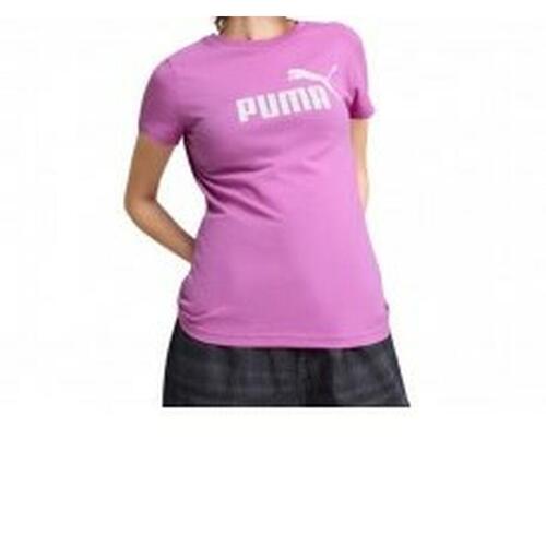 Kortærmet T-shirt til Kvinder Puma ESS No. 1 Logo Tee Pink XS