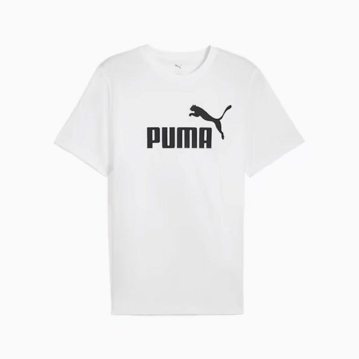 Kortærmet T-shirt til Mænd Puma ESS No. 1 Logo Tee C/O 682532 02 Hvid L