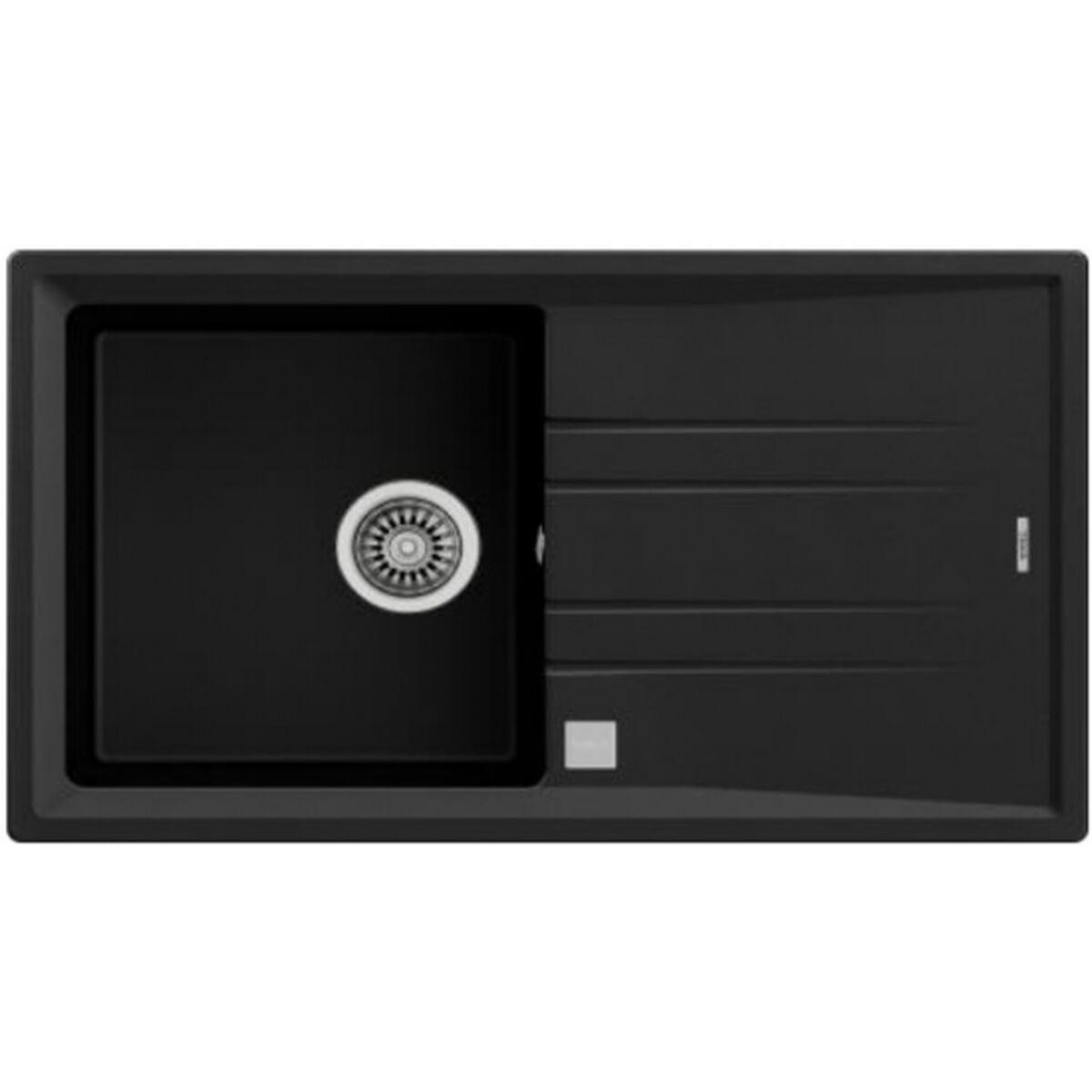 Køkkenvask Teka STONE 50BTG - sort, 1 kumme
