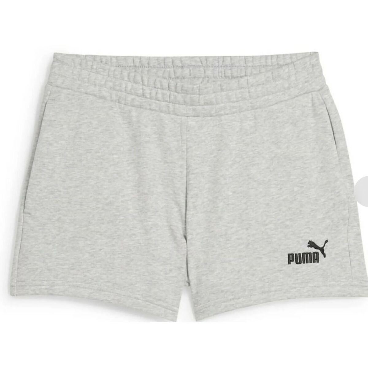 Puma ESS Small No. 1 Logo 4'' træningsshorts dame - grå, L