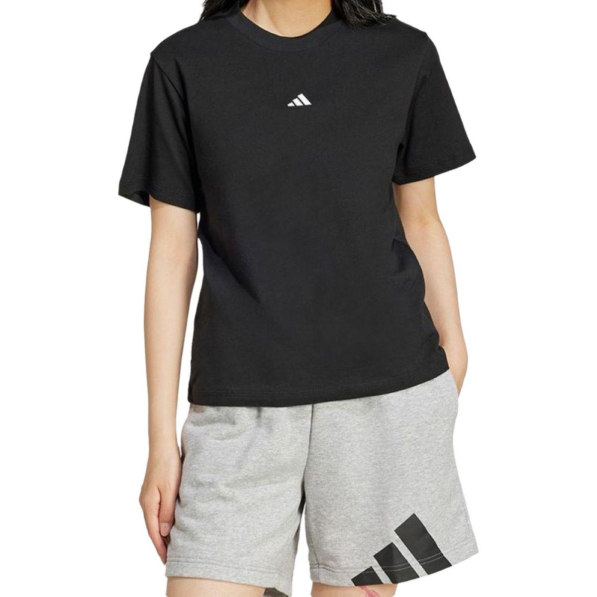 Adidas W SL SJ T kortærmet T-shirt til dame - Sort, L