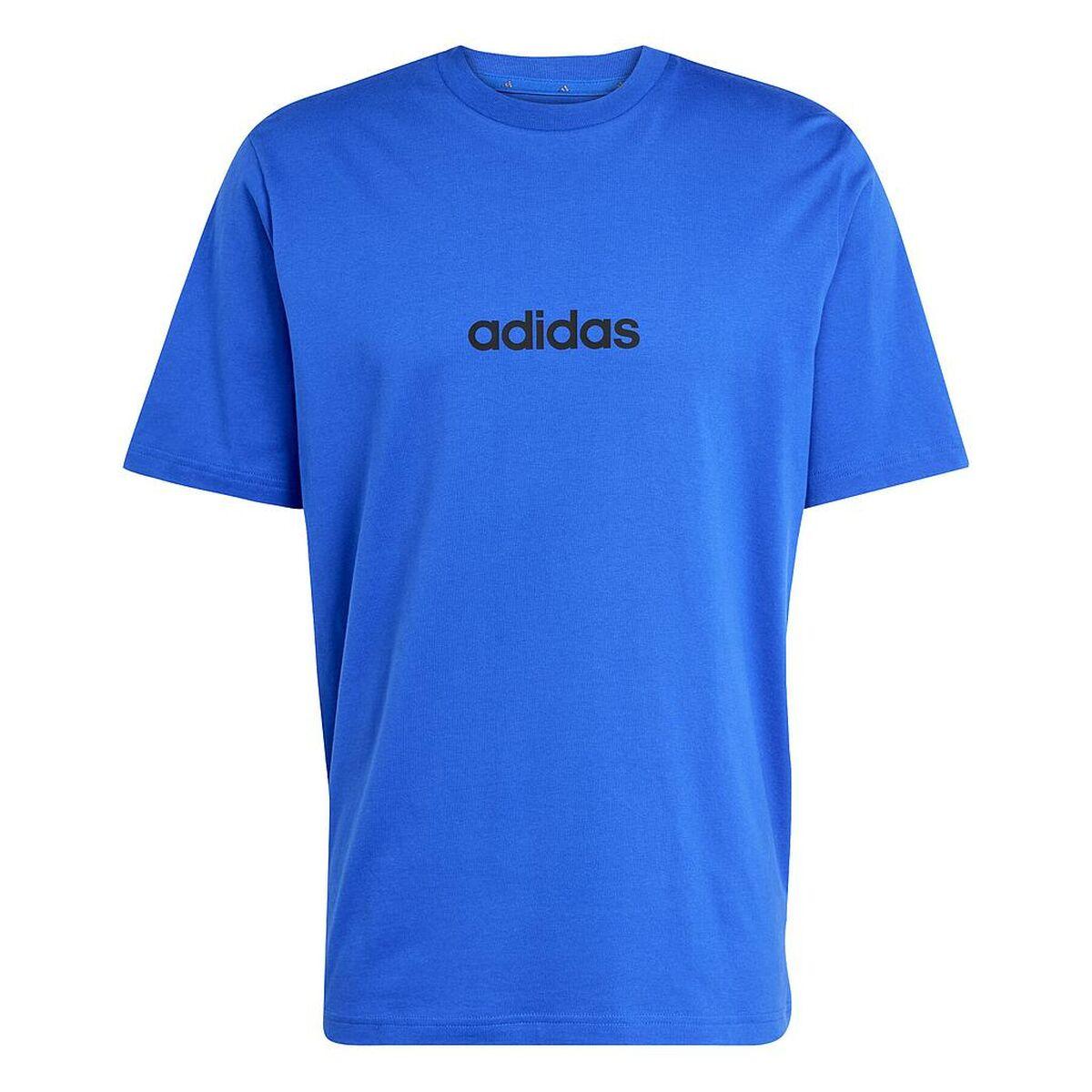 Adidas M LIN SJ T herre T-shirt, blå, XS