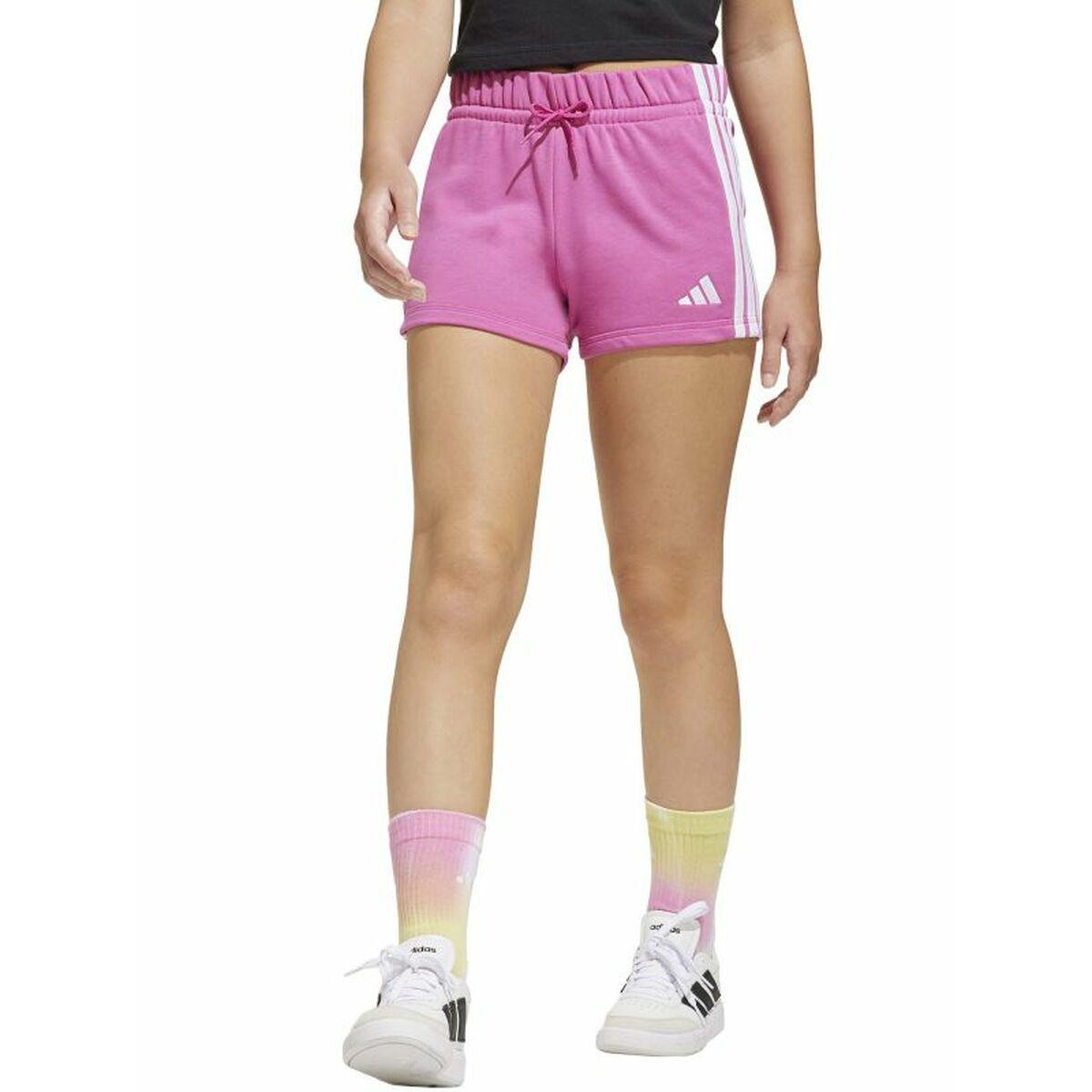 Adidas JG 3S FT SH 280 shorts til piger, pink - 15 år