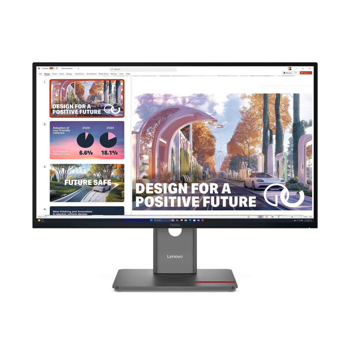 Skærm Lenovo 64B3GAT2EU Wide Quad HD 27"