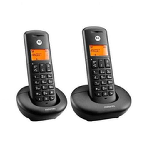 Mobiltelefon til ældre mennesker Motorola Sort