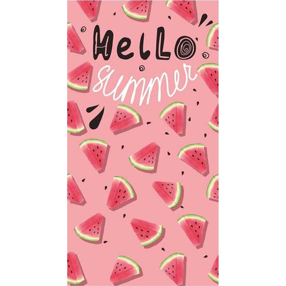 Secaneta strandhåndklæde 90 × 170 cm - Hello Summer vandmelon
