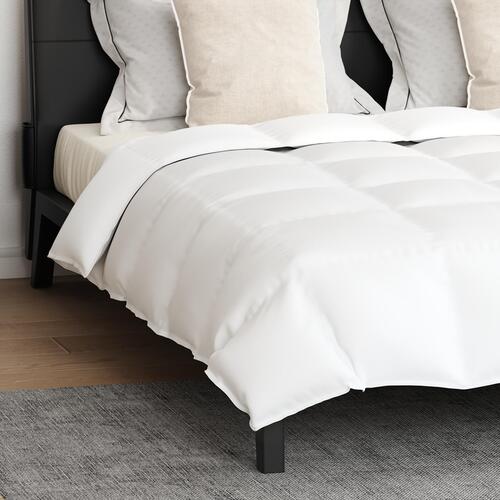 Dyne med pude 3 stk Hvid 260 x 220 cm Dun