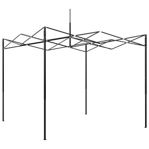 Drivhus med tag Grøn 290 x 290 x 315 cm Stål