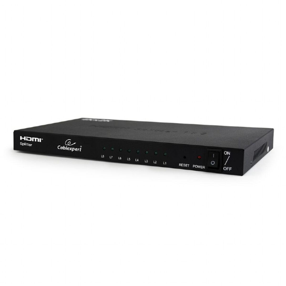 Cablexpert DSP-8PH4-03 - Video-/audiosplitter - 8 x HDMI - desktop