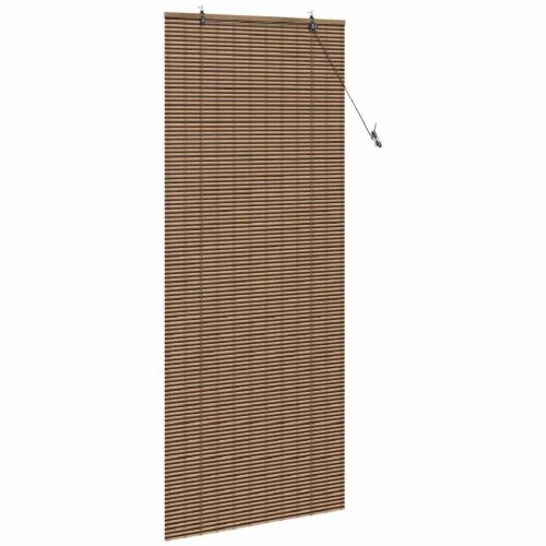 Rullegardin i bambus - brun 80 x 220 cm
