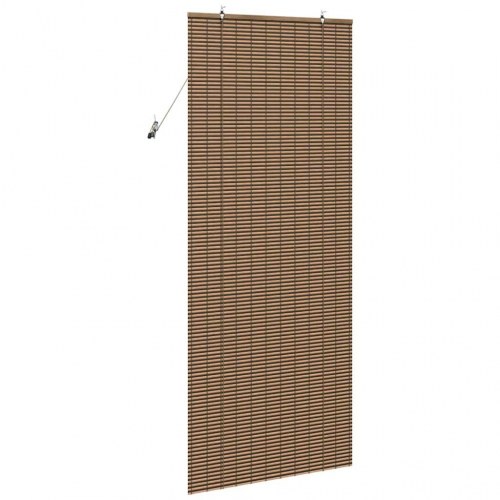 Rullegardin i bambus - brun 80 x 220 cm