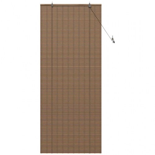 Bambus rullegardin brun 90 x 220 cm