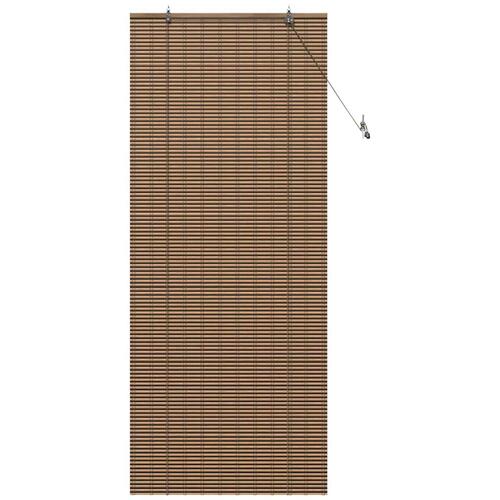 Vindues Blinds & Shades med gardiner Brun 100 x 220 cm Bambus