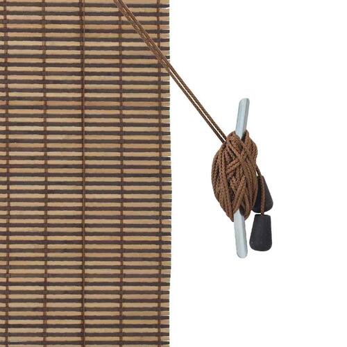 Vindues Blinds & Shades med gardiner Brun 100 x 220 cm Bambus