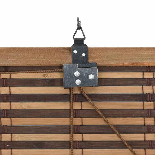 Vindues Blinds & Shades med gardiner Brun 100 x 220 cm Bambus