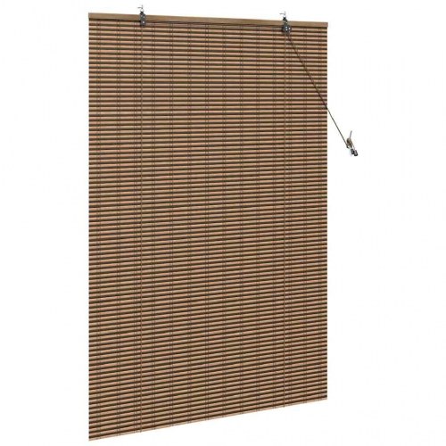 Bambus rullegardin - brun 120 x 160 cm