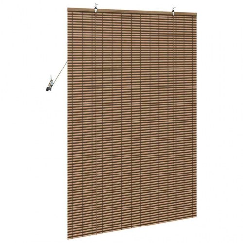 Bambus rullegardin - brun 120 x 160 cm