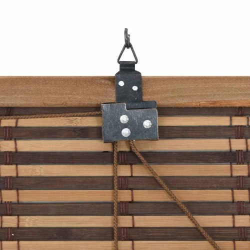 Bambus rullegardin - brun 120 x 160 cm