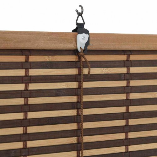 Bambus rullegardin - brun 120 x 160 cm