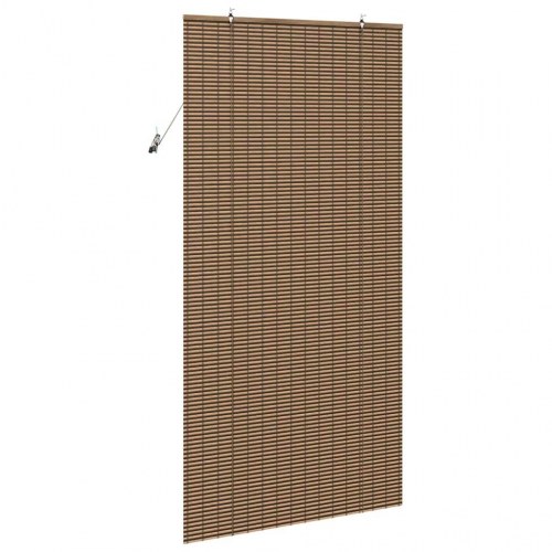 Rullegardin i bambus - brun 120 x 220 cm
