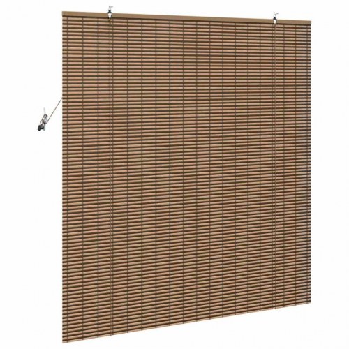 Rullegardin i bambus - brun 150 x 160 cm