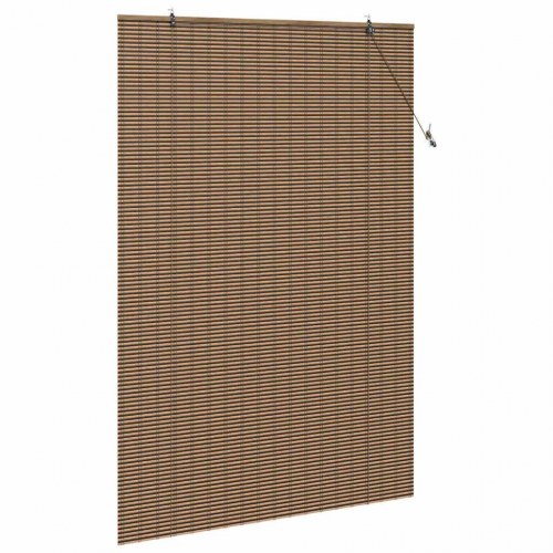 Rullegardin i bambus - brun 150 x 220 cm