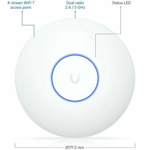Adgangspunkt UBIQUITI U7-LITE Hvid