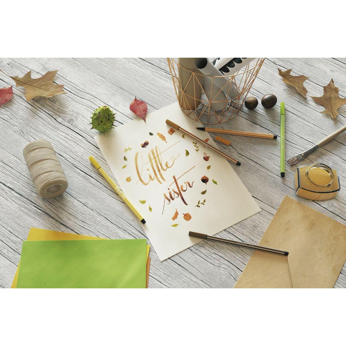 Stabilo Pen 68 - fiberpen til kreativ tegning og farvelægning