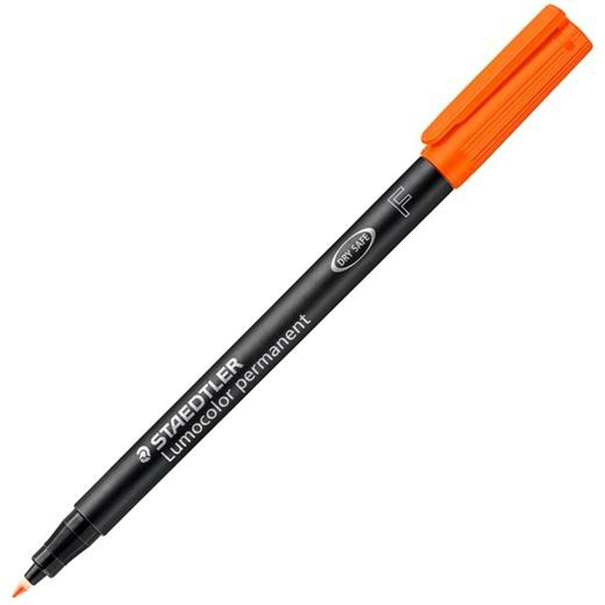 Staedtler Lumocolor sprittusch 318-4 - orange, fin 0,6 mm (10 stk.)
