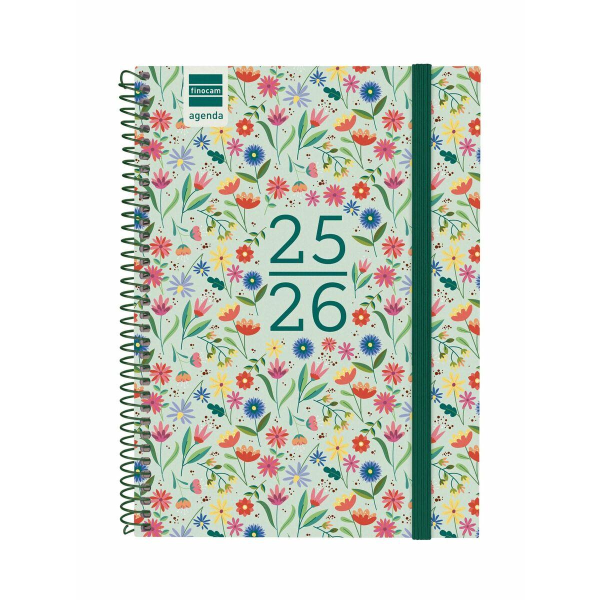 Finocam dagbog/kalender 2025/2026 - spiral og elastik