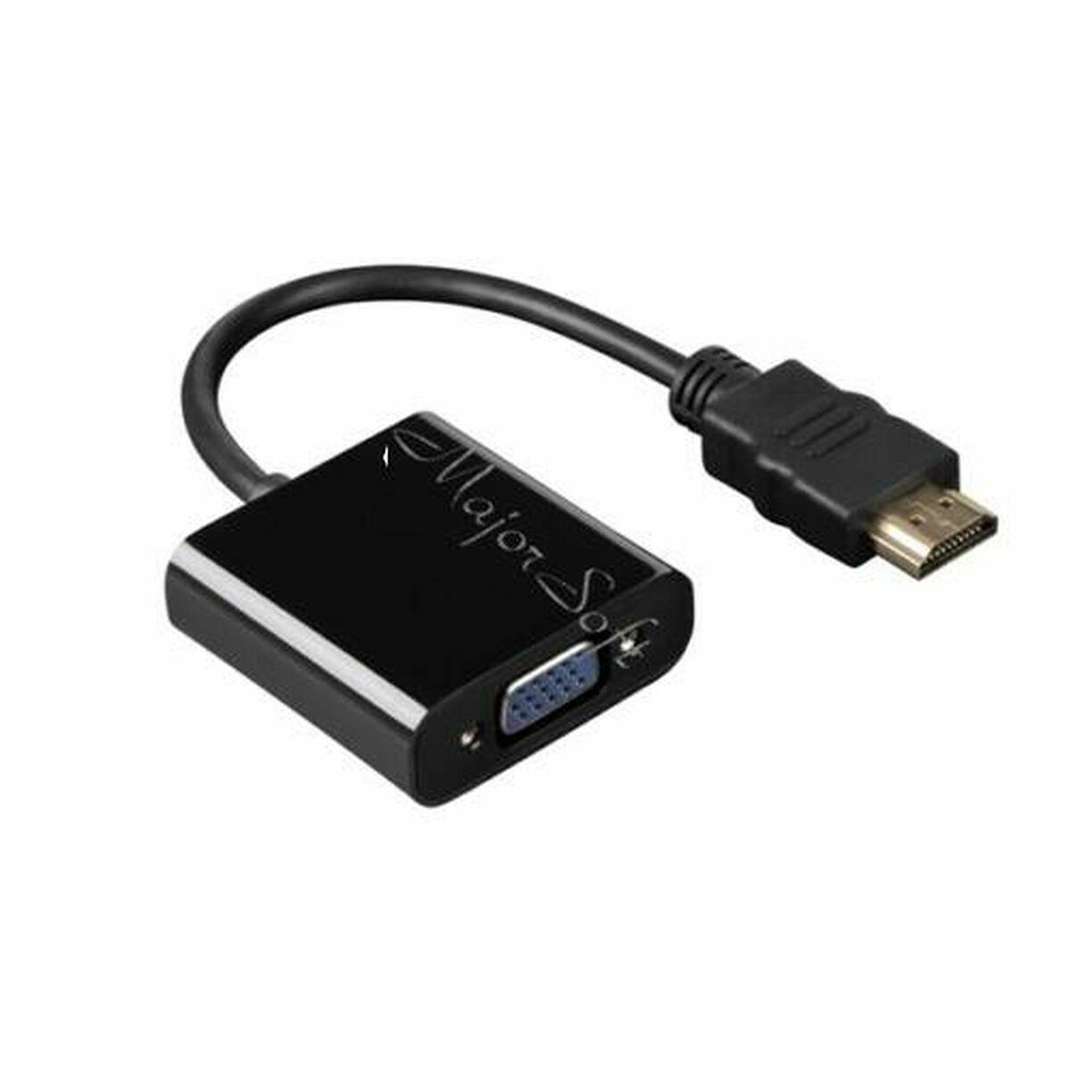 Hama Adapter HDMI-VGA Full-HD 1080p Sort