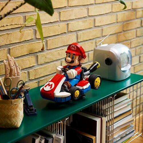 Lego Mario Kart - Konstruktionssæt (rød, plast)