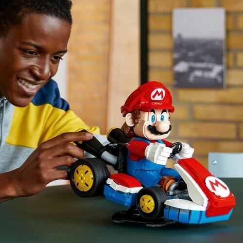 Lego Mario Kart - Konstruktionssæt (rød, plast)