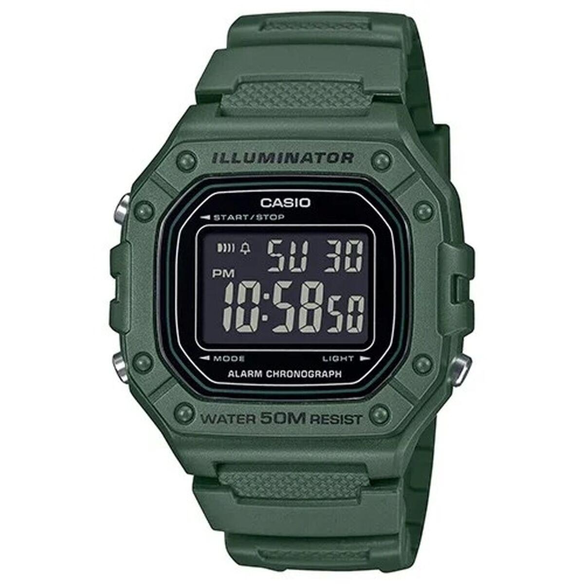 Casio herreur W-218H-3BVEF - digital armbåndsur til mænd billede