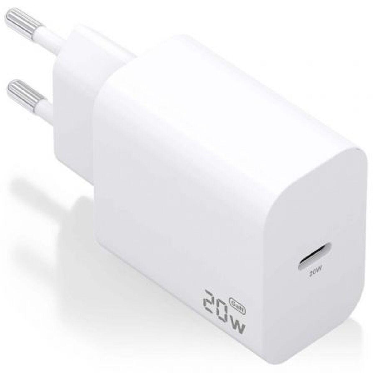 Aisens A110-0938 vægoplader 20 W - Hvid, USB‑C PD