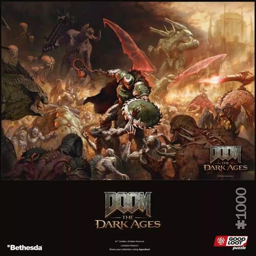 Puslespil 1000 brikker - Cenega Publishing (Doom: The Dark Ages)