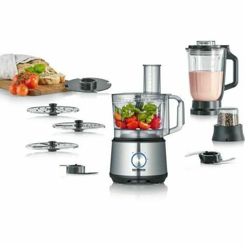 Severin KM 3892 foodprocessor - sort, 1,5 l, 1200 W