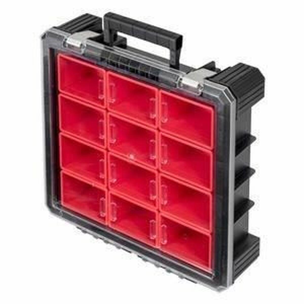 Værktøjskasse/organizer med rum - KS Tools