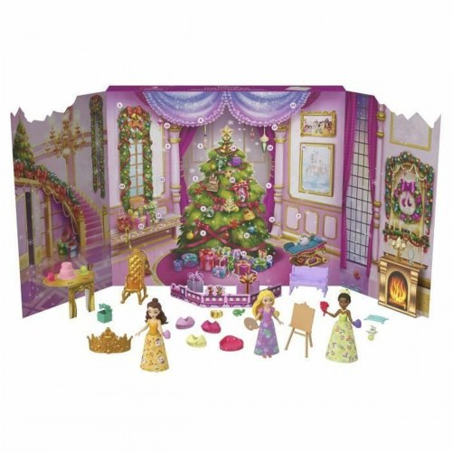 Julekalender Disney Princess - adventskalender med prinsesser og tilbehør