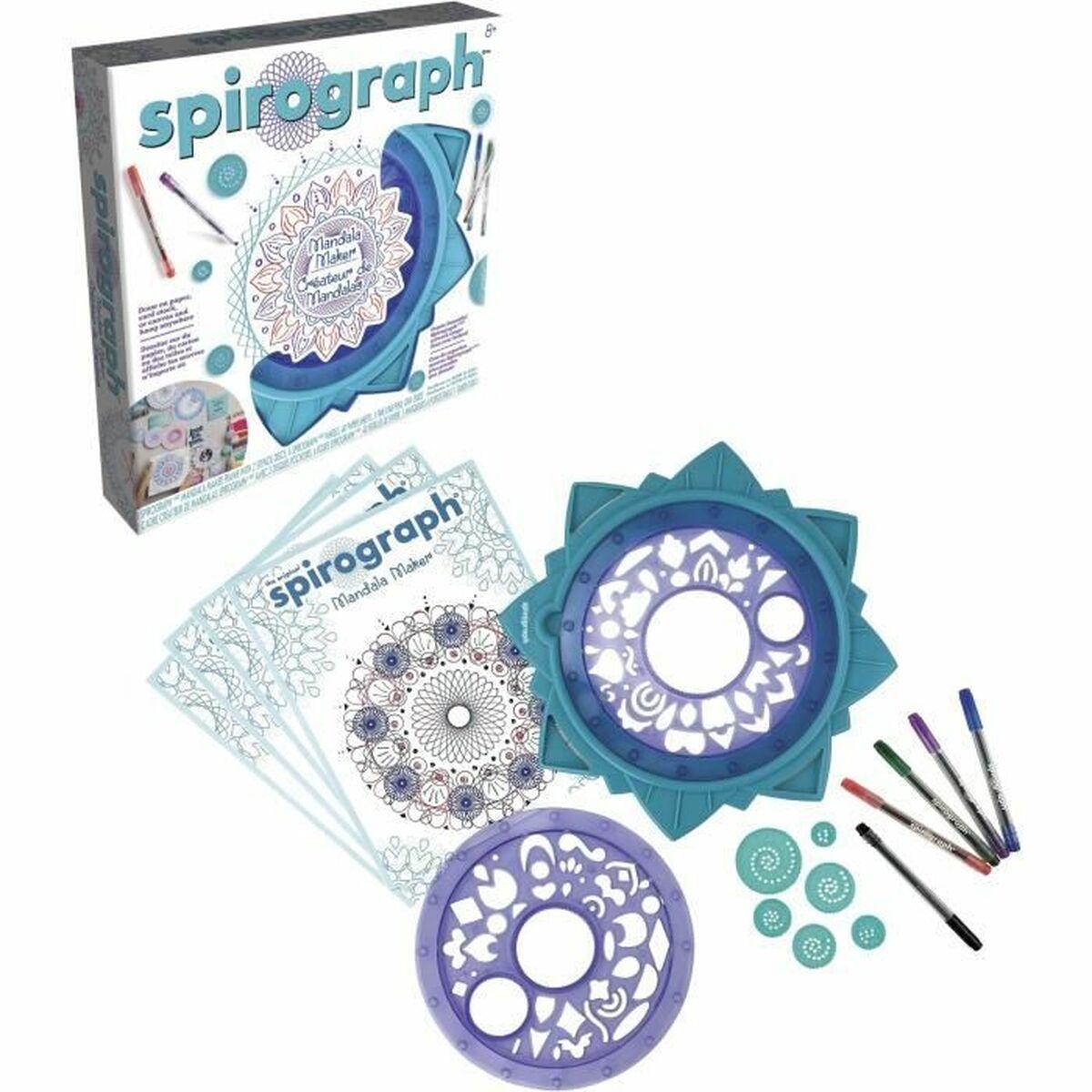 Skrivesæt Silverlit - kreativt spirograf sæt til tegning