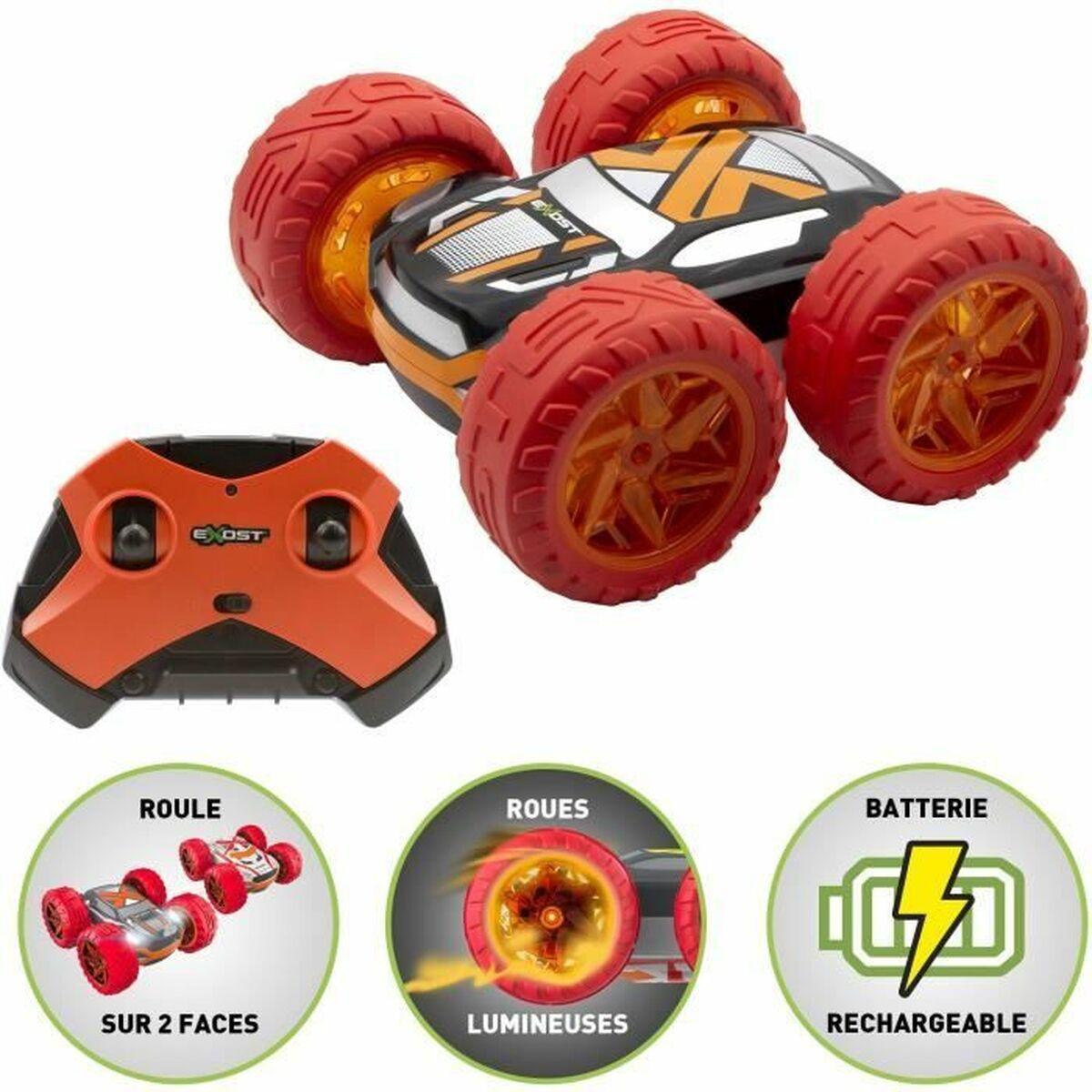 Fjernstyret bil Exost - RC stuntbil med lysende hjul