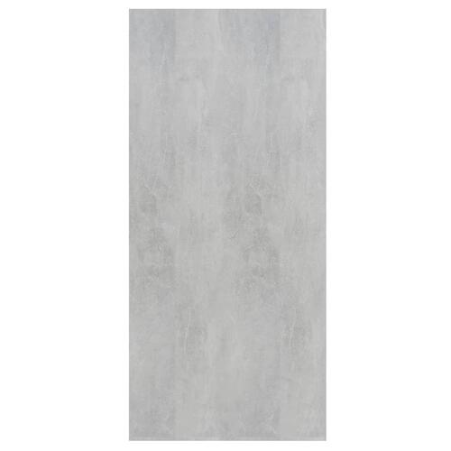 Bogskab/skænk 66 x 30 x 130 cm spånplade betongrå