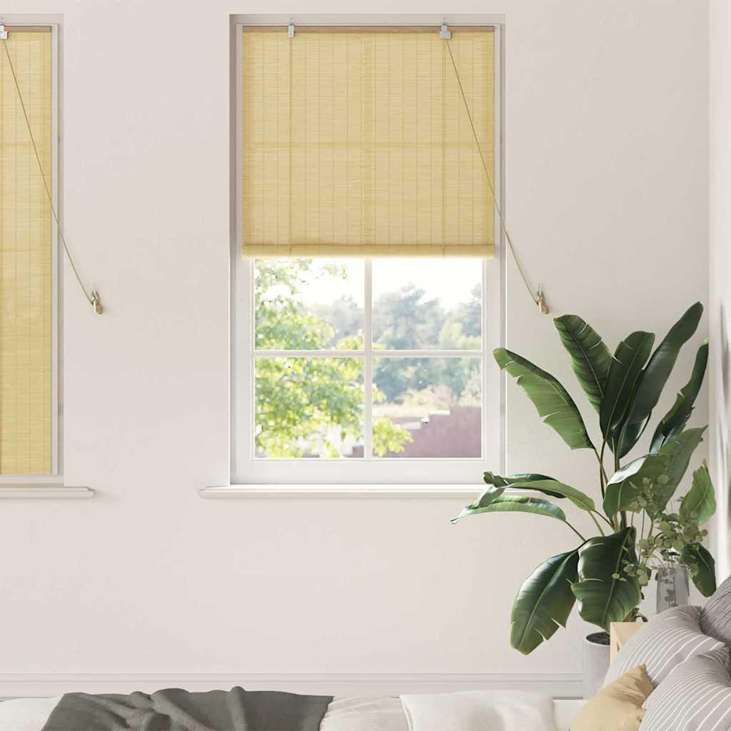 Vindues Blinds & Shades Naturfarvet 80 x 160 cm Bambus