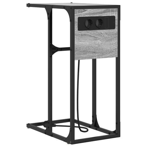 Sengebord Grå sonoma-eg 41.5 x 26 x 60.5 cm Konstrueret træ