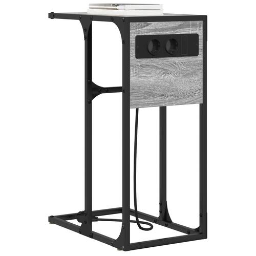 Sengebord Grå sonoma-eg 41.5 x 26 x 60.5 cm Konstrueret træ