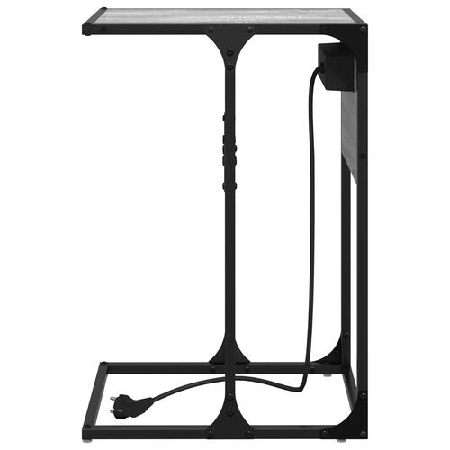 Sengebord Grå sonoma-eg 41.5 x 26 x 60.5 cm Konstrueret træ