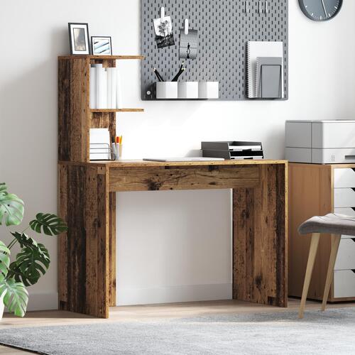 Gammelt Træ Skrivebord Gammelt træ Træ Mellem Minimalistisk